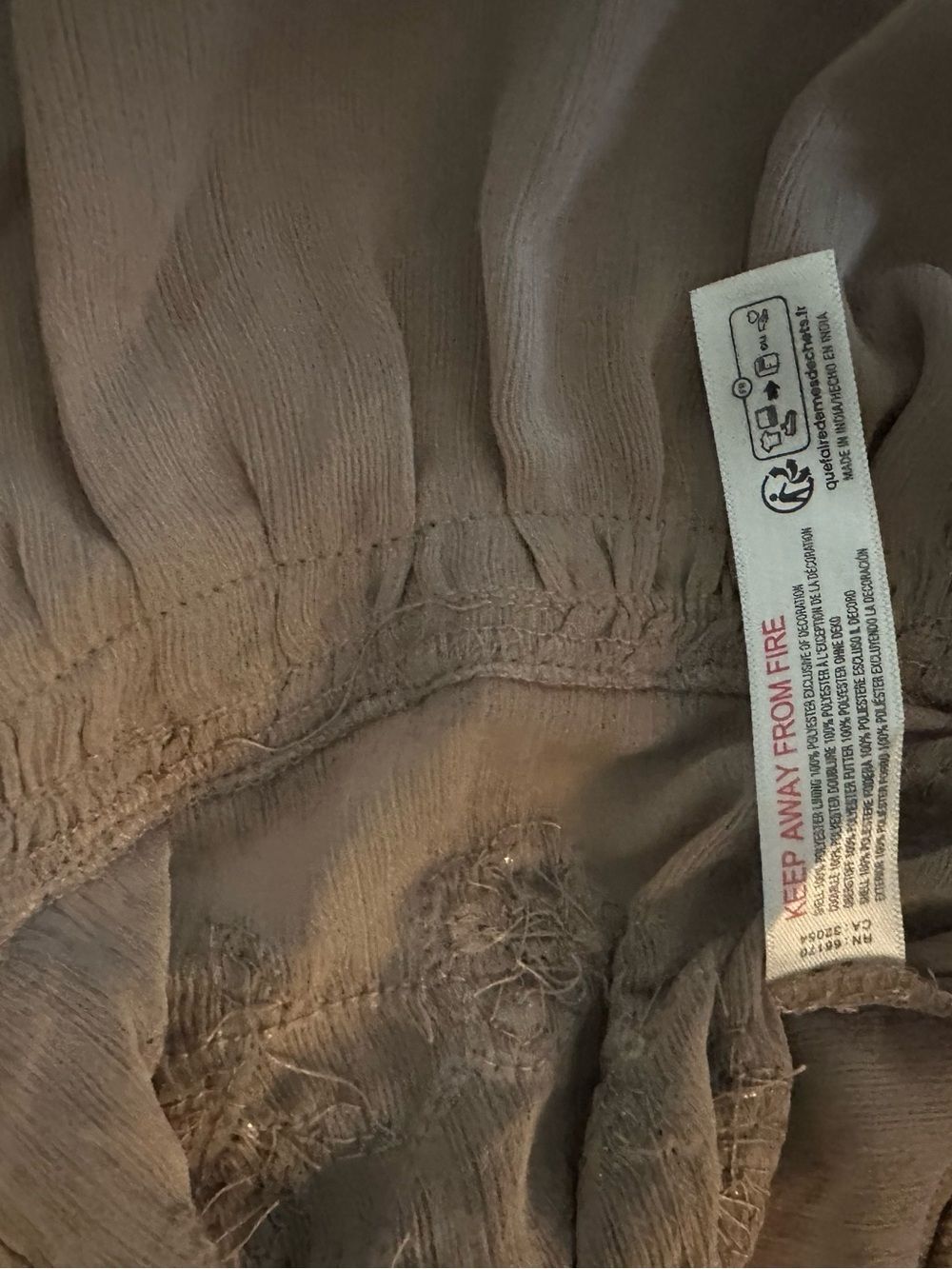 Free People Intimately Beaded Sequin Cami Taupe Lace Trim XL NWT - Picture 5 of 10